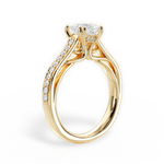 Deborah Princess Cut Lab Grown Diamond 18Kt Yellow Gold Engagement Ring - View 2