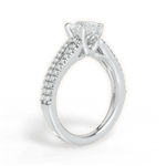 Jessica Pear Cut Lab Grown Diamond 14Kt White Gold Engagement Ring - View 3