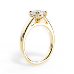 Courtney Cushion Cut Lab Grown Diamond 18Kt Yellow Gold Engagement Ring - View 2