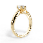 Gillian Heart Cut Lab Grown Diamond 18Kt Yellow Gold Engagement Ring - View 4