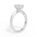 Aria Emerald Cut Lab Grown Diamond 14Kt White Gold Engagement Ring - View 4