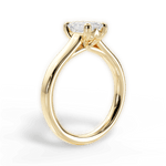 Ariana Emerald Cut Lab Grown Diamond 18Kt Yellow Gold Engagement Ring - View 2