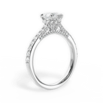 Laura Heart Cut Lab Grown Diamond 14Kt White Gold Engagement Ring - View 2
