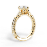 Gabriela Heart Cut Lab Grown Diamond 18Kt Yellow Gold Engagement Ring - View 2