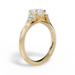 Celeste Heart Cut Lab Grown Diamond 18Kt Yellow Gold Engagement Ring - View 2