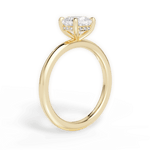 Brenda Cushion Cut Lab Grown Diamond 18Kt Yellow Gold Engagement Ring - View 2
