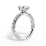 Gloria Marquise Cut Lab Grown Diamond 18Kt White Gold Engagement Ring - View 3