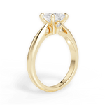 Dolores Princess Cut Lab Grown Diamond 18Kt Yellow Gold Engagement Ring - View 2