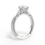 Gabriela Pear Cut Lab Grown Diamond 18Kt White Gold Engagement Ring - View 2