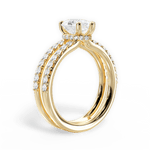 Christie Pear Cut Lab Grown Diamond 18Kt Yellow Gold Engagement Ring - View 2