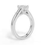 Brittany Pear Cut Lab Grown Diamond 18Kt White Gold Engagement Ring - View 2