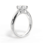 Amy Princess Cut Lab Grown Diamond 14Kt White Gold Engagement Ring - View 2
