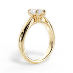 Colleen Heart Cut Lab Grown Diamond 18Kt Yellow Gold Engagement Ring - View 3