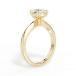 Claudia Oval Cut Lab Grown Diamond 18Kt Yellow Gold Engagement Ring - View 3
