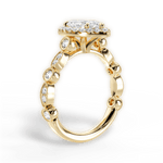 Irene Marquise Cut Lab Grown Diamond 18Kt Yellow Gold Engagement Ring - View 2