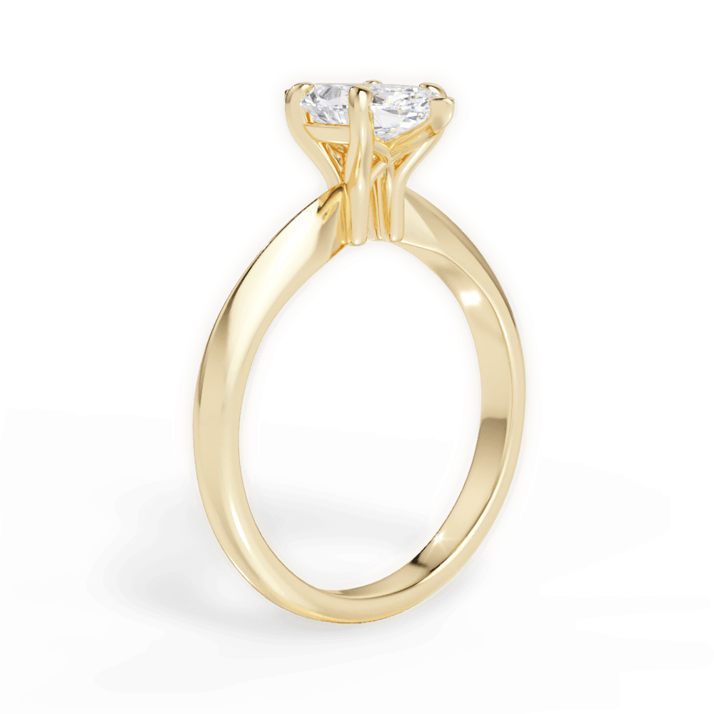 Beth Marquise Cut Lab Grown Diamond 18Kt Yellow Gold Engagement Ring - View 3