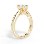 Dolores Marquise Cut Lab Grown Diamond 18Kt Yellow Gold Engagement Ring - View 2
