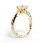 Colleen Princess Cut Lab Grown Diamond 18Kt Yellow Gold Engagement Ring - View 3