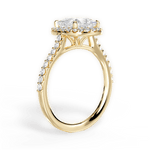 Ingrid Princess Cut Lab Grown Diamond 18Kt Yellow Gold Engagement Ring - View 2