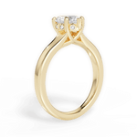 Carol Heart Cut Lab Grown Diamond 18Kt Yellow Gold Engagement Ring - View 3