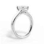 Ariana Radiant Cut Lab Grown Diamond 18Kt White Gold Engagement Ring - View 4