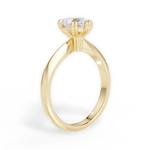 Claudia Heart Cut Lab Grown Diamond 18Kt Yellow Gold Engagement Ring - View 3