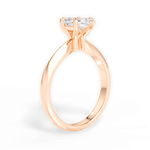 Beth Marquise Cut Lab Grown Diamond 18Kt Rose Gold Engagement Ring - View 2