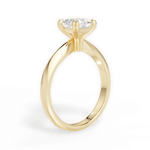 Claudia Princess Cut Lab Grown Diamond 18Kt Yellow Gold Engagement Ring - View 4