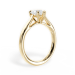 Angie Heart Cut Lab Grown Diamond 18Kt Yellow Gold Engagement Ring - View 2