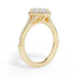 Judy Marquise Cut Lab Grown Diamond 18Kt Yellow Gold Engagement Ring - View 2