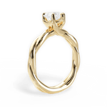 Bianca Heart Cut Lab Grown Diamond 18Kt Yellow Gold Engagement Ring - View 2