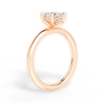 Brenda Marquise Cut Lab Grown Diamond 18Kt Rose Gold Engagement Ring - View 4
