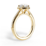 Jenny Round Cut Lab Grown Diamond 18Kt Yellow Gold Engagement Ring - View 3