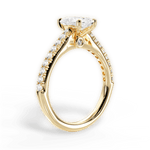 Frances Radiant Cut Lab Grown Diamond 18Kt Yellow Gold Engagement Ring - View 2