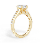Elizabeth Marquise Cut Lab Grown Diamond 18Kt Yellow Gold Engagement Ring - View 2