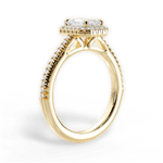 Jenny Emerald Cut Lab Grown Diamond 18Kt Yellow Gold Engagement Ring - View 3