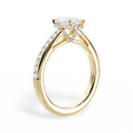 Joan Marquise Cut Lab Grown Diamond 18Kt Yellow Gold Engagement Ring - View 3