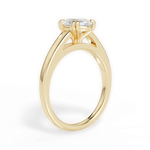 Courtney Oval Cut Lab Grown Diamond 18Kt Yellow Gold Engagement Ring - View 2