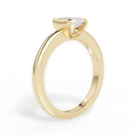 Bridget Radiant Cut Lab Grown Diamond 18Kt Yellow Gold Engagement Ring - View 2