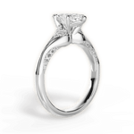 Isabel Marquise Cut Lab Grown Diamond Platinum Engagement Ring - View 2