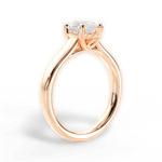 Ariana Pear Cut Lab Grown Diamond 18Kt Rose Gold Engagement Ring - View 3