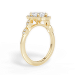 Julie Marquise Cut Lab Grown Diamond 18Kt Yellow Gold Engagement Ring - View 4