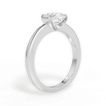 Bridget Cushion Cut Lab Grown Diamond 14Kt White Gold Engagement Ring - View 3