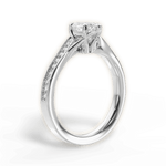 Elise Marquise Cut Lab Grown Diamond Platinum Engagement Ring - View 3