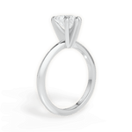 Alicia Heart Cut Lab Grown Diamond Platinum Engagement Ring - View 2