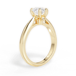 Dolores Pear Cut Lab Grown Diamond 18Kt Yellow Gold Engagement Ring - View 2