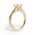 Christina Princess Cut Lab Grown Diamond 18Kt Yellow Gold Engagement Ring - View 2