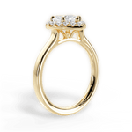Fiona Heart Cut Lab Grown Diamond 18Kt Yellow Gold Engagement Ring - View 2