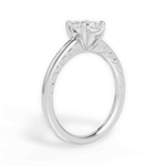 Annette Marquise Cut Lab Grown Diamond 18Kt White Gold Engagement Ring - View 2