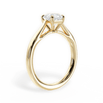 Angie Asscher Cut Lab Grown Diamond 18Kt Yellow Gold Engagement Ring - View 2